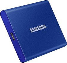Disque dur SSD Externe SAMSUNG 2To T7 Lecture/Ecriture 1050 Mo/s Bleu