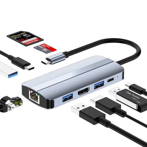 Adaptateur multiport usb - usb, c