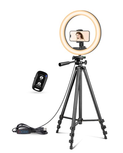 Anneau lumineux selfie avec - à,