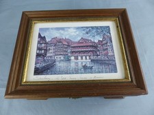 Ancienne boite a musique STRASBOURG , REUGE valse de l'empereur  , testé OK