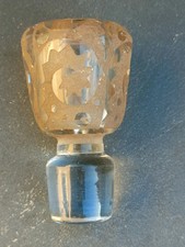 Bouchon en Cristal Gravé Lalique ou Daum Art Déco 