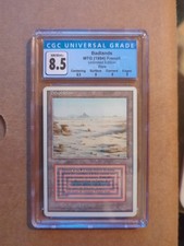 Désolation FWB  Badlands CGC 8,5 NM/Mint+ Magic Revised French MtG 