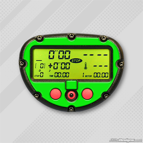 Fluorescent green gel sticker - green,