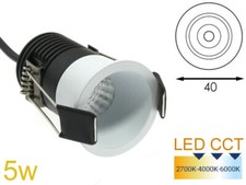 mini spot encastrable LED 5w 230v diametre 4cm idéal faux plafond et véranda
