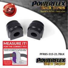 Powerflex Black Arrière Arb Moyeu 21.7mm pour Seat Leon Mk2 05-12