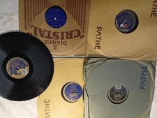 Lot de 5 disques 78 tours –