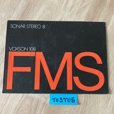 Autoradio Voxson 108 automobile prospectus ancien collection publicité