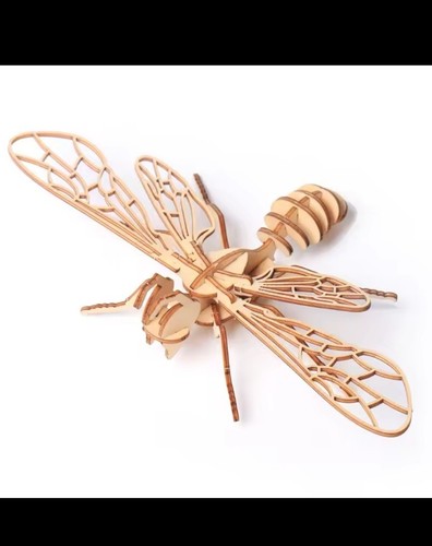 Puzzle bois abeille - puzzle, 3d