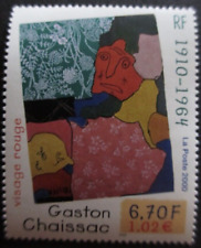 Timbre - FRANCE - Tableau de CHAISSAC - Visage rouge - 2000 - Neuf ** - YT3350