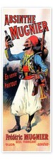 AFFICHE POSTER  Genève Absinthe Mugnier