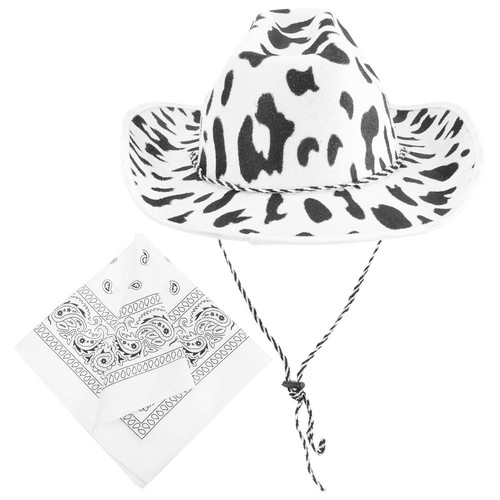 Chapeau imprimé vache - imprimé, de