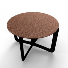 Table de Salon Table Basse Métal Laqué Table D'Appoint Intérieur Extérieur