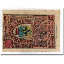 [#660542] Billet, Allemagne, Neustadt a.d Orla Stadt, 50 pfennigs, batiment