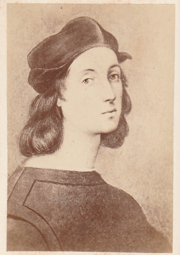 Photo cdv autoportrait peintre - cdv,