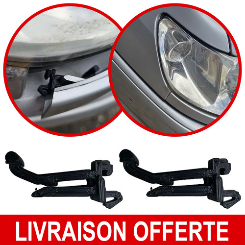 Agrafes phare avant - de,