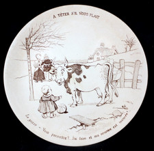 Sarguemines - Assiette "