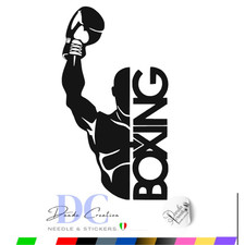 Stickers Box Combat Ring Boxe Sport Verre Autocollant Auto Autocollant Vinyle