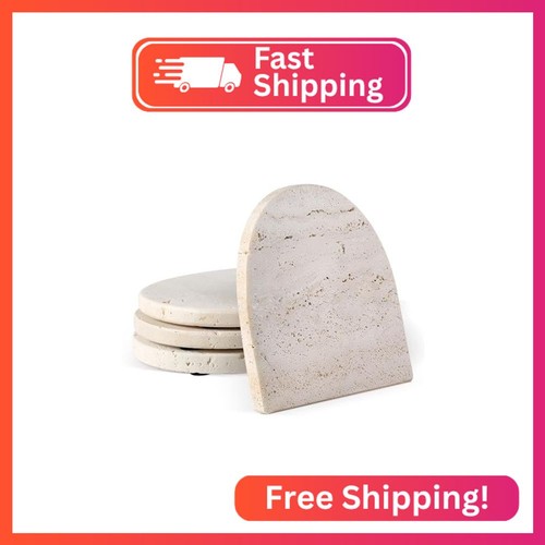 Koville travertine coaster - koville,
