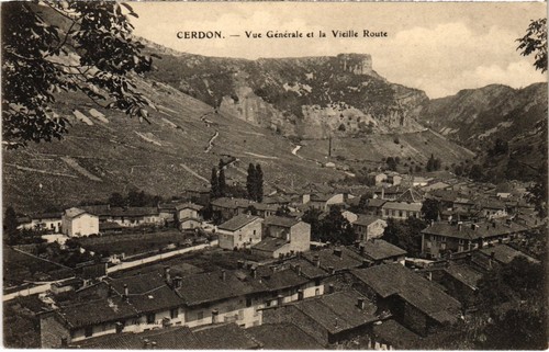 Cpa cerdon vue generale la - et,