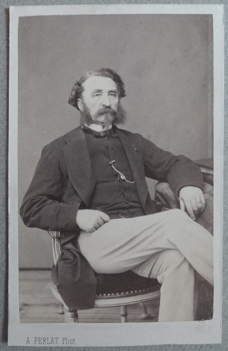 Photo cdv albuminé homme par - albuminé,