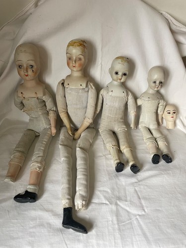 Poupées anciennes tête - poupées,
