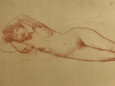 Grande sanguine portrait jeune femme nue curiosa érotisme années 1930