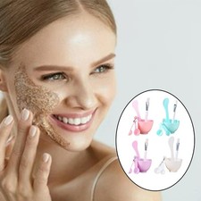 6 pièces masque bol de mélange ensemble outils de beauté en nylon PP pour