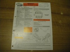 FICHE TECHNIQUE RENAULT ESPACE V6 depuis 12 / 1996