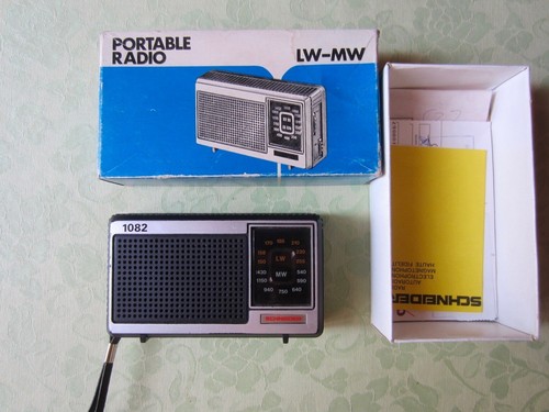 Radio portable schneider mw - radio,