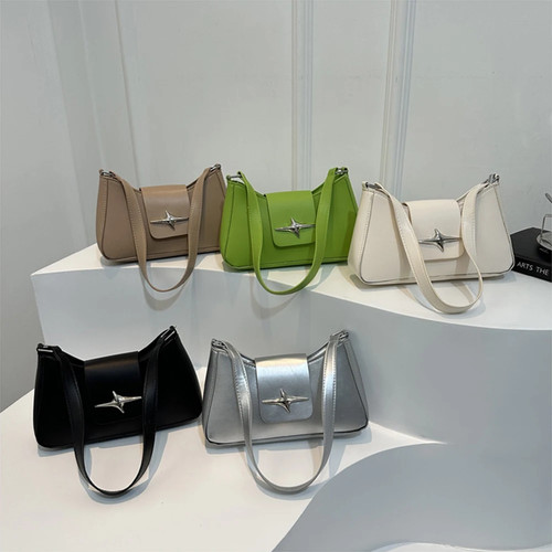 Sac main femme cuir logo - à,