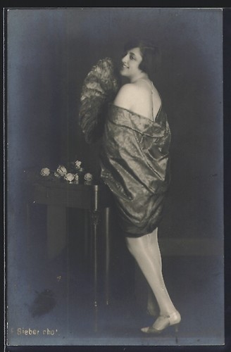 Carte postale actrice anna - actrice,