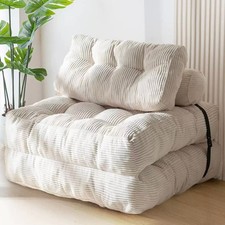 Fauteuil Lit Dépliant Convertible - Canapé 1 Place Banquette Couchage - Neuf