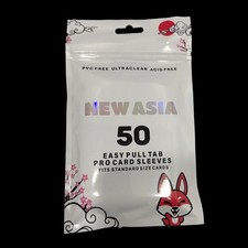Pack Easy Pull Tab 50 Sleeves New Asia - Sleeves à languettes - Ultraclear