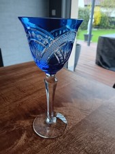 1 ANCIEN GRAND VERRE A VIN ROEMER  Saint Louis Baccarat ? CRISTAL DOUBLE COLORE 