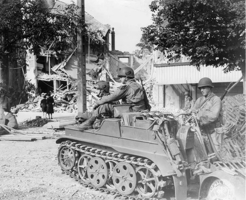 Ww2 kettenkrad carentan - ww2,