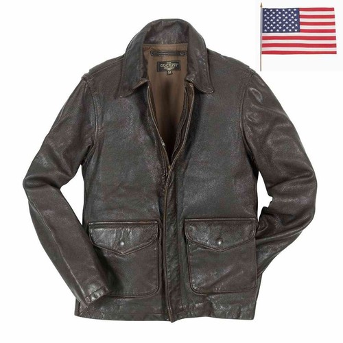 Blouson cuir vintage foreur - blouson,