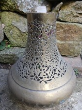 Antique RARE Huge Museum Islamic Mamluk Bassin TAS Avec Pied En laiton découpé