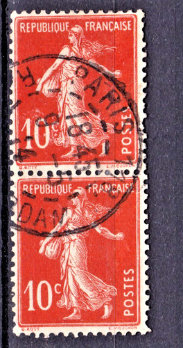 Timbre 1907 france - 1907, semeuse