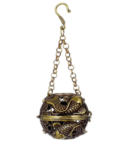 Hanging censer incense burner - hanging,