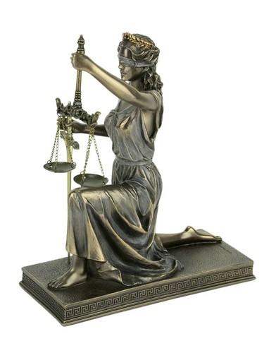 Statue ouvre lettre solide