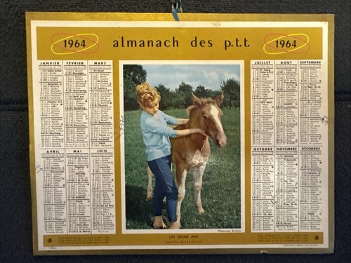 Almanach des ptt - ptt, 1964