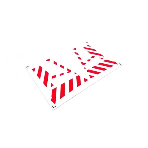 Simulation warning sticker - uv,
