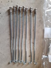 8 rayons de roue avec écrous  2.7 x 155 mm