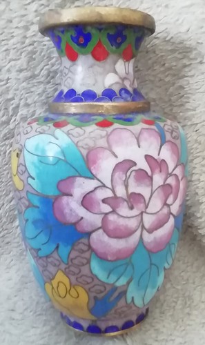 Vase émaux cloisonnés - émaux,
