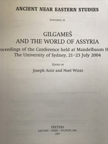 Gilgamesh and the world - world, of