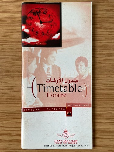 Royal air maroc timetable - royal,
