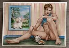 Aquarelle Originale Du Peintre