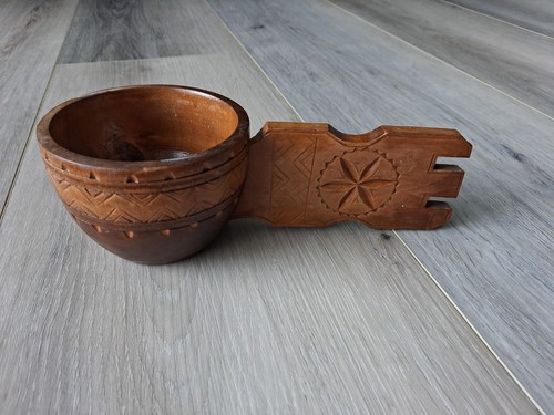 Vintage wooden cup - kåsa, kuksa