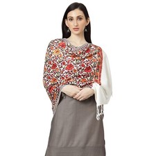 Femmes Brodé Laine Châle