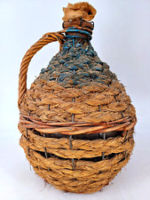 DAME JEANNE EN VERRE ET OSIER